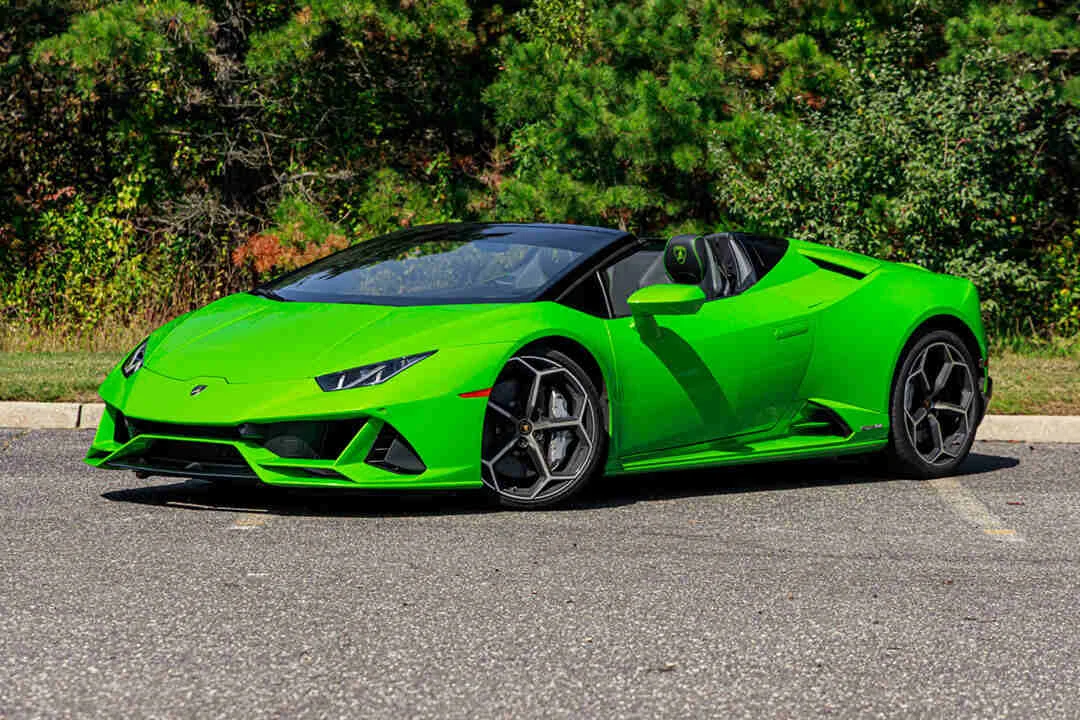 Lamborghini Huracan Spyder Green Rental