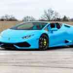Lamborghini Huracan Blue Spyder