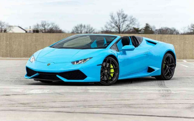 Huracan Blue Spyder