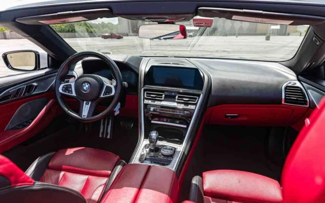 BMW M850i Convertible White