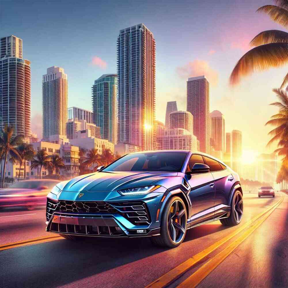 Glide Through Miami in a Lamborghini Urus