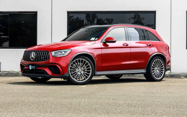 Mercedes Benz GLC 63S AMG Red