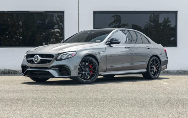 Mercedes Benz E63S AMG Grey