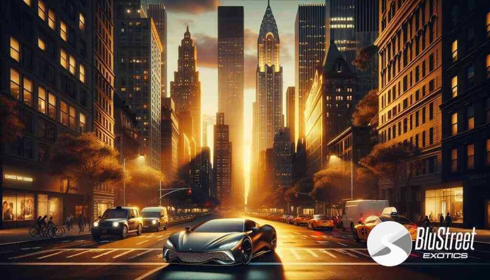 What is BluStreet Exotic Car Rentals' Edge in NYC