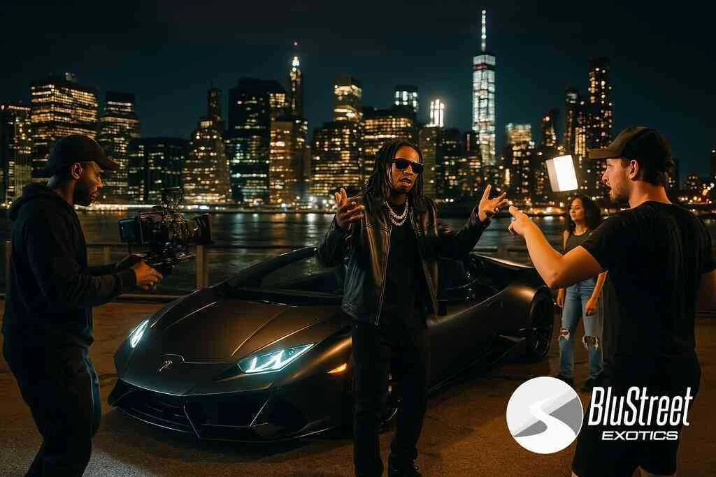What BluStreet Exotic Car Rentals Offers for NYC Music Videos