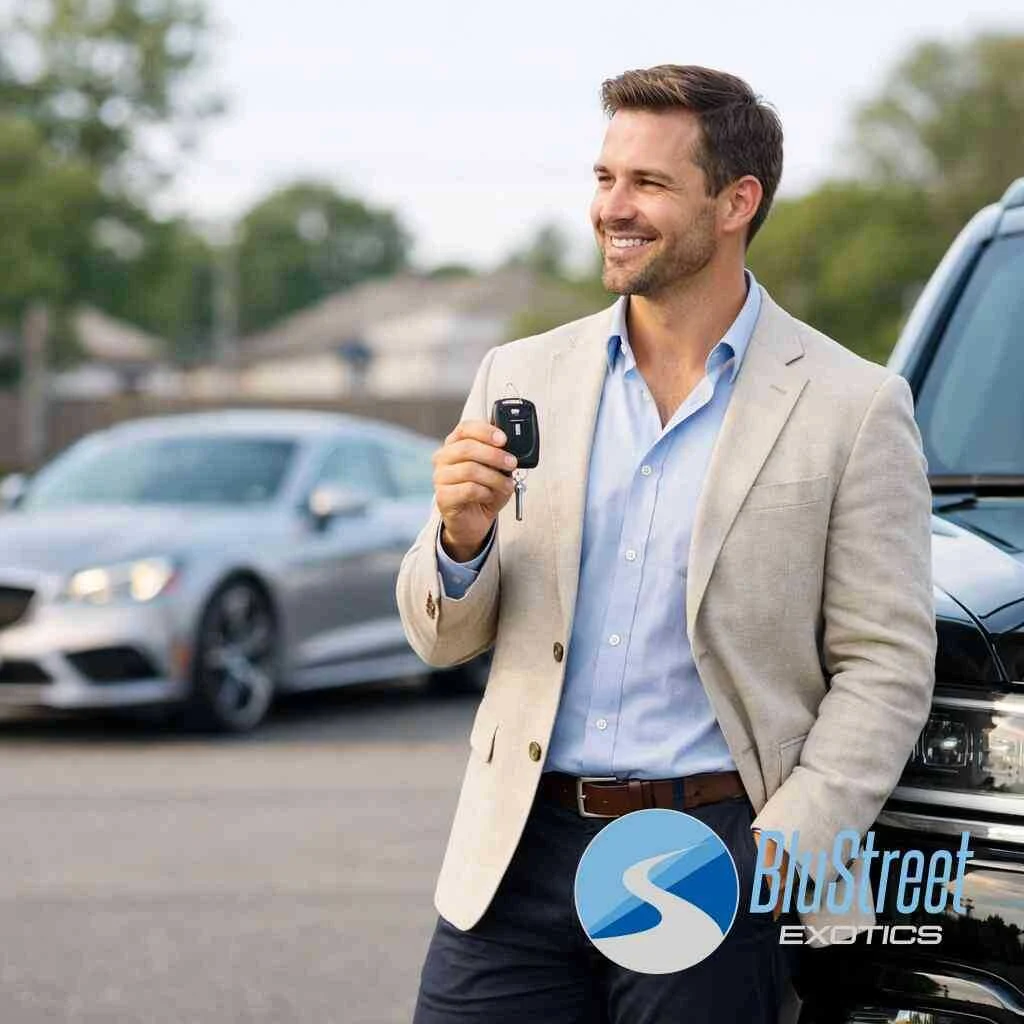 What high performance vehicle rental means in real road conditions on the Long Island Expressway — BluStreet Exotic Car