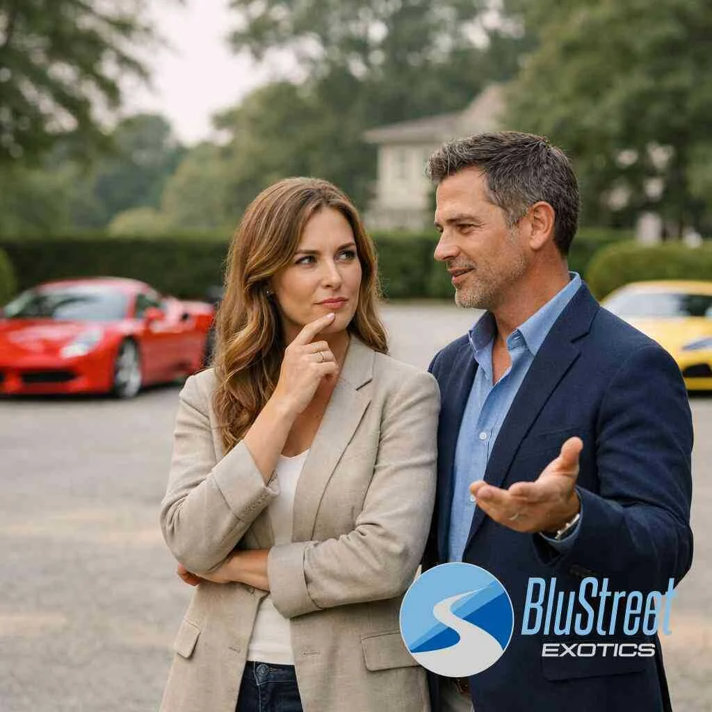 How corporate luxury rental and chauffeur service change the decision entirely &mdash; BluStreet Exotic Car Rentals