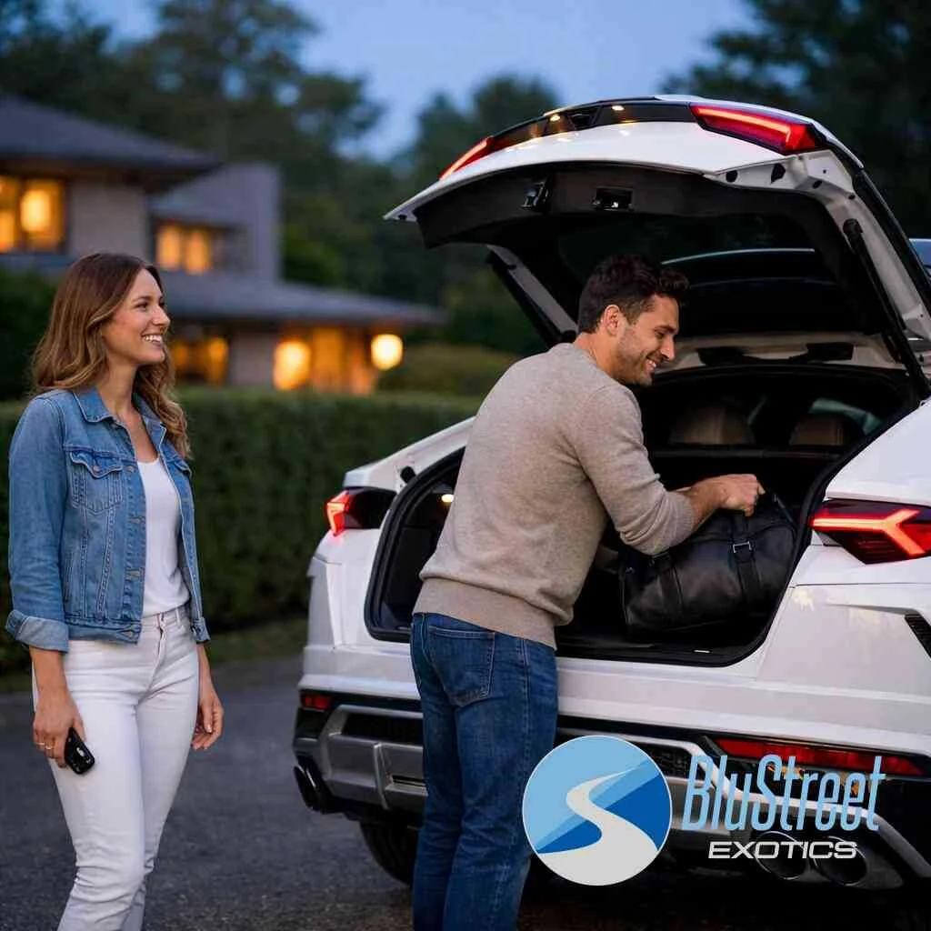 When a Lamborghini rental Long Island pickup in Deer Park is easier than arranging delivery — BluStreet Exotic Car Renta