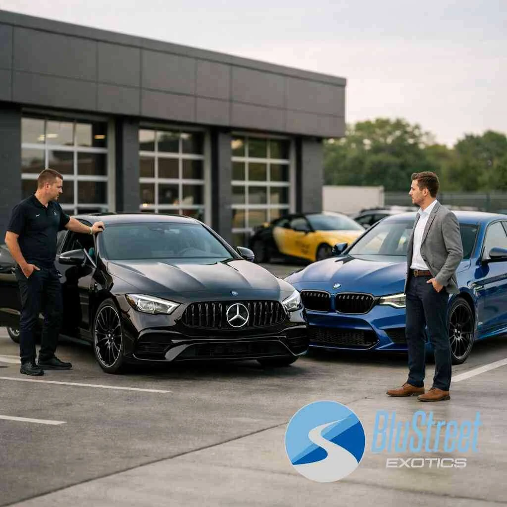 Why all-wheel-drive performance car setups matter on wet Long Island streets and winter pavement — BluStreet Exotic Car