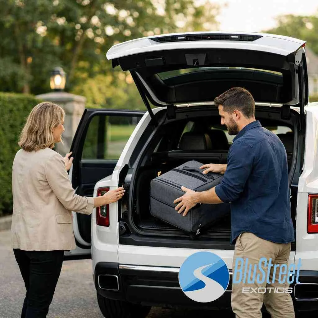How coupe styling changes the vibe for photoshoot car rental, music video car rental, and film production car rental — B