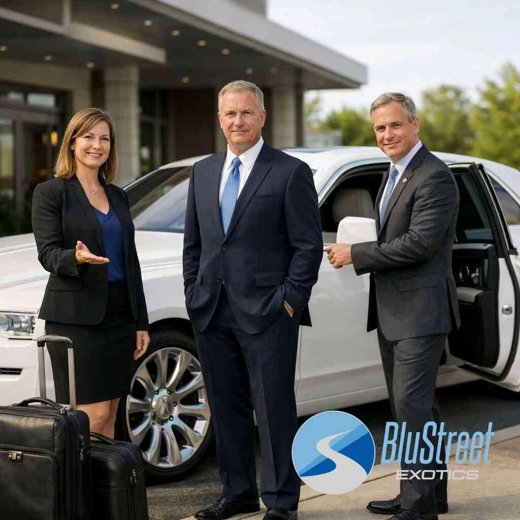 When a Ferrari rental Long Island or Lamborghini rental Long Island makes sense for client-facing impact — BluStreet Exo