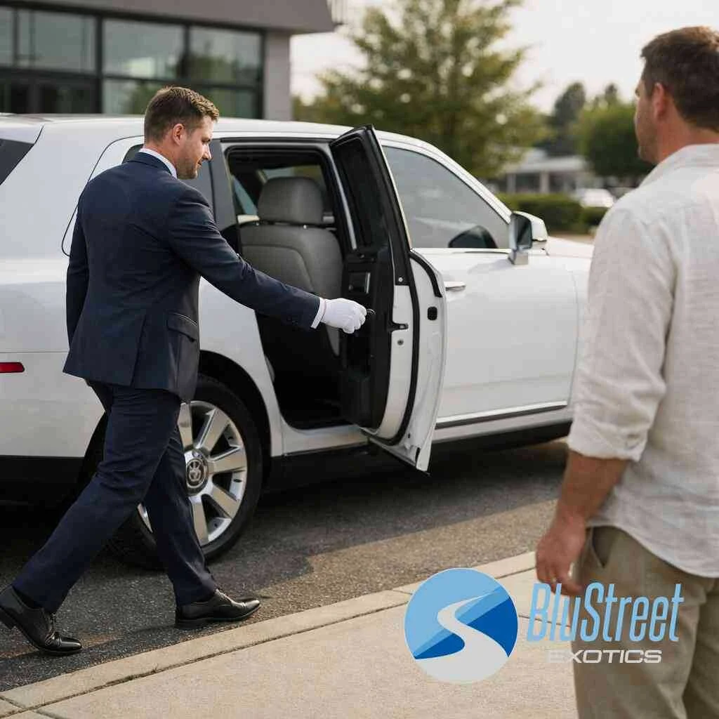 Matching the trip to the car whether you want Ferrari rental Long Island or Lamborghini rental Long Island — BluStreet E