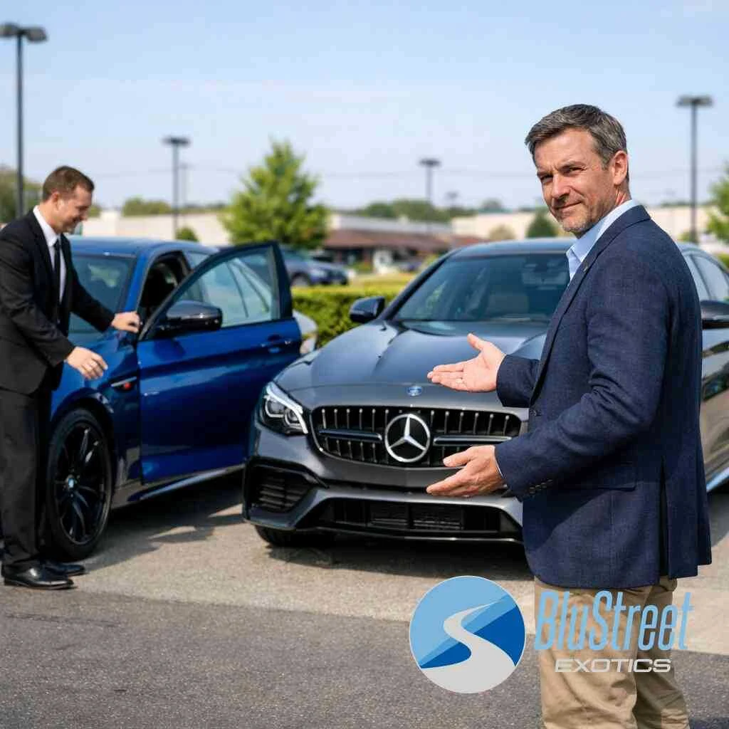Why a sports sedan rental can feel calmer or more aggressive depending on the platform &mdash; BluStreet Exotic Car Rentals