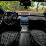 Mercedes Benz S580 White/Red