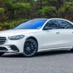 Mercedes Benz S580 White/Red