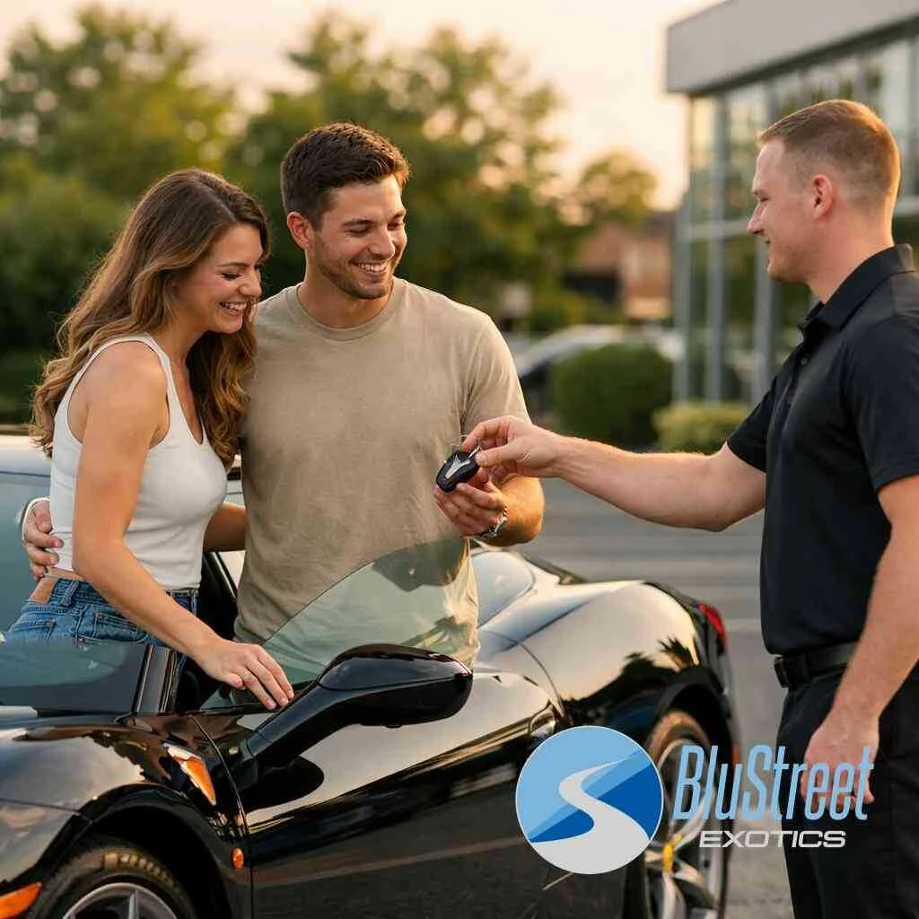 When Manhattan delivery exotic car service makes sense versus pickup in Deer Park or Suffolk County — BluStreet Exotic C